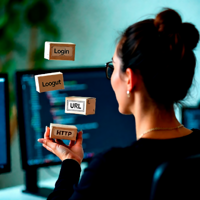 Juggling several parts of web site sessions