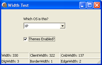 Windows XP with themes ON